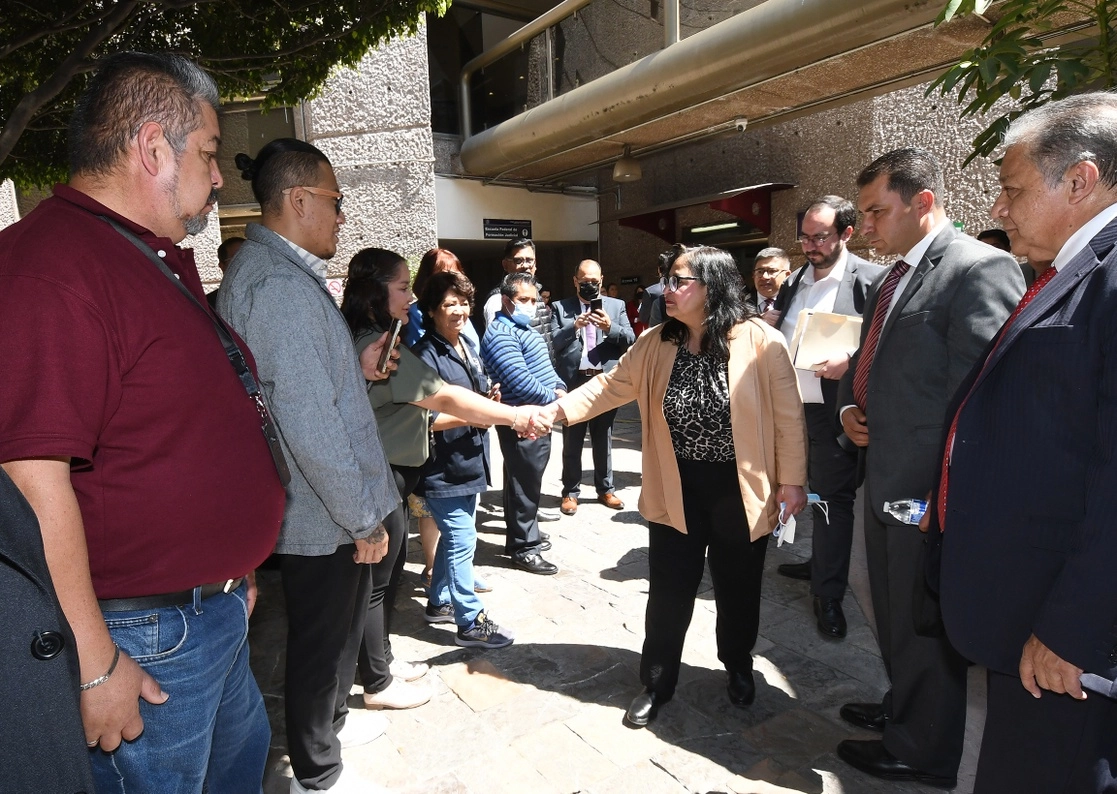 La ministra Norma Piña llamó a las y los juzgadores a actuar con responsabilidad e independencia. Foto cortesía Consejo de la Judicatura Federal 