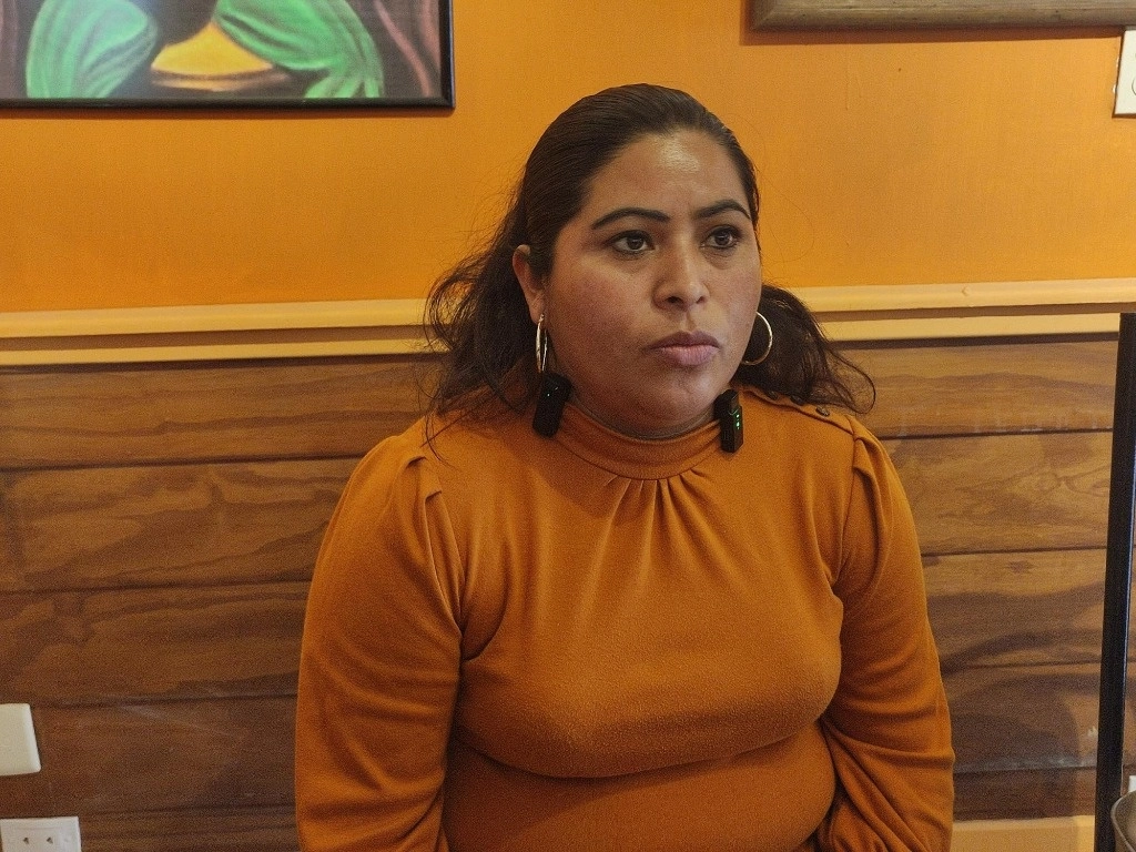 María García, presidenta del Consejo de Altamirano, Chiapas. Foto Elio Henríquez