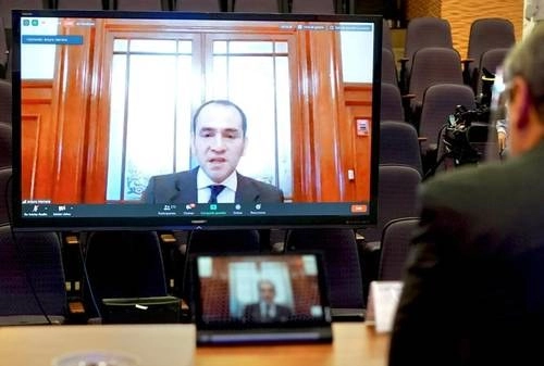 Arturo Herrera, titular de la Secretaría de Hacienda y Crédito Público. Foto tomada de la cuenta de Twitter de la Canacintra
