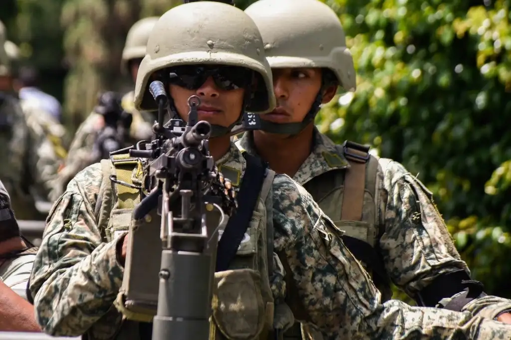 Elementos del Ejército Mexicano en un recorrido por la zona norte, oriente y sur de Chilpancingo Guerrero, como parte de la operación de seguridad para recobrar la confianza ciudadana, el 11 de agosto de 2023. Foto Cuartoscuro
