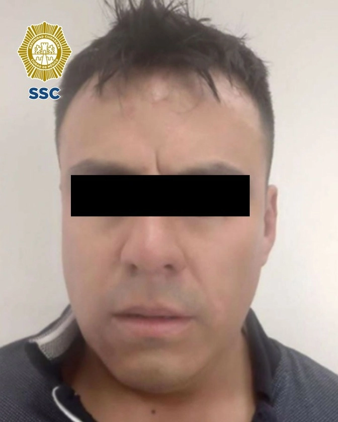 El presunto detenido. Foto SSC