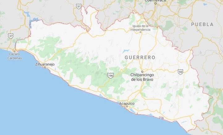 Los hechos ocurrieron en la comunidad nahua de Tepetlacingo, municipio de Olinalá, Guerrero. Foto Google Maps
