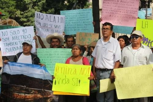 En un comunicado agregaron que representantes ejidales y comunitarios "denunciaron que desde mediados de 2022 comenzó a operar de manera ilegal una mina extractora de barita en el ejido Santa María". Foto Rubicela Morelos / archivo