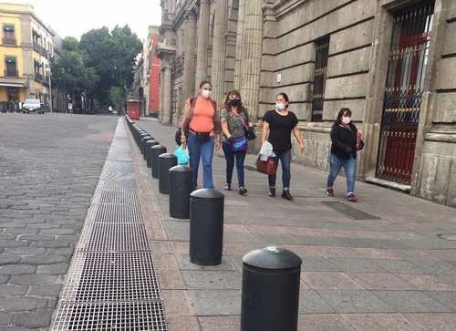 El Centro Histórico, en esa alcaldía, es una de las pocas zonas que luce vacía. Foto Guillermo Sologuren
