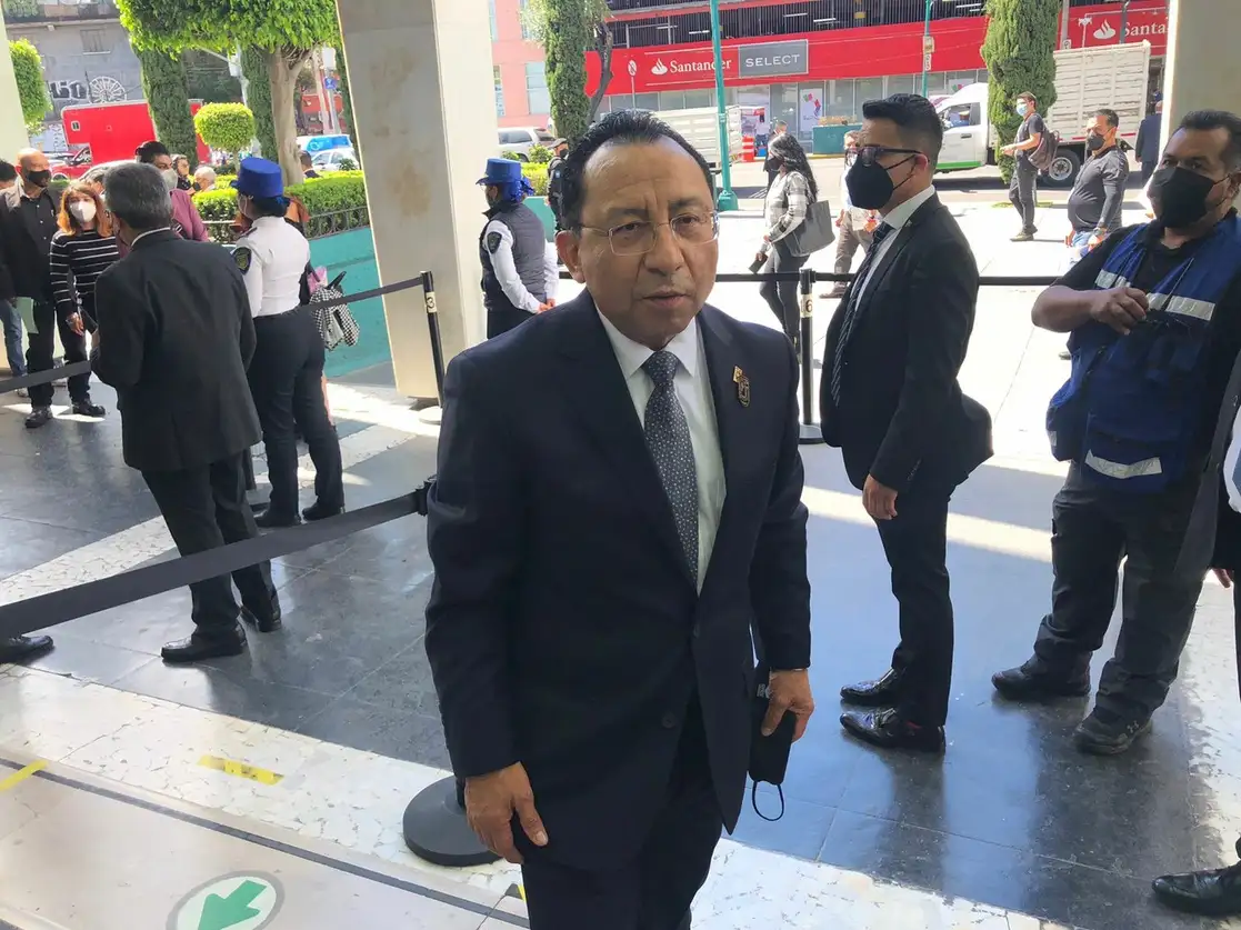 Rafael Guerra Álvarez, fue reelegido como presidente del Poder Judicial de la Ciudad de México, el 27 de octubre de 2021. Foto Luis Castillo