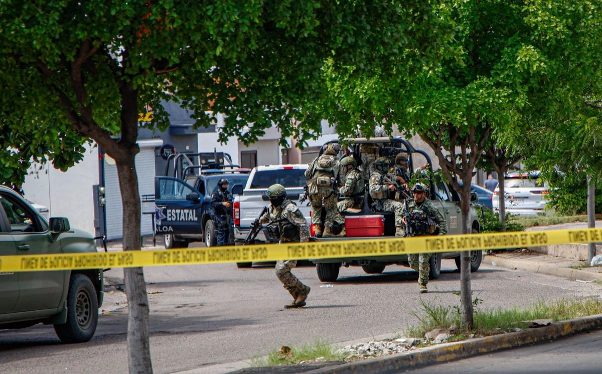 Cinco presuntos delincuentes fueron abatidos ayer por elementos del Grupo Interinstitucional en Culiacán, Sinaloa. Foto