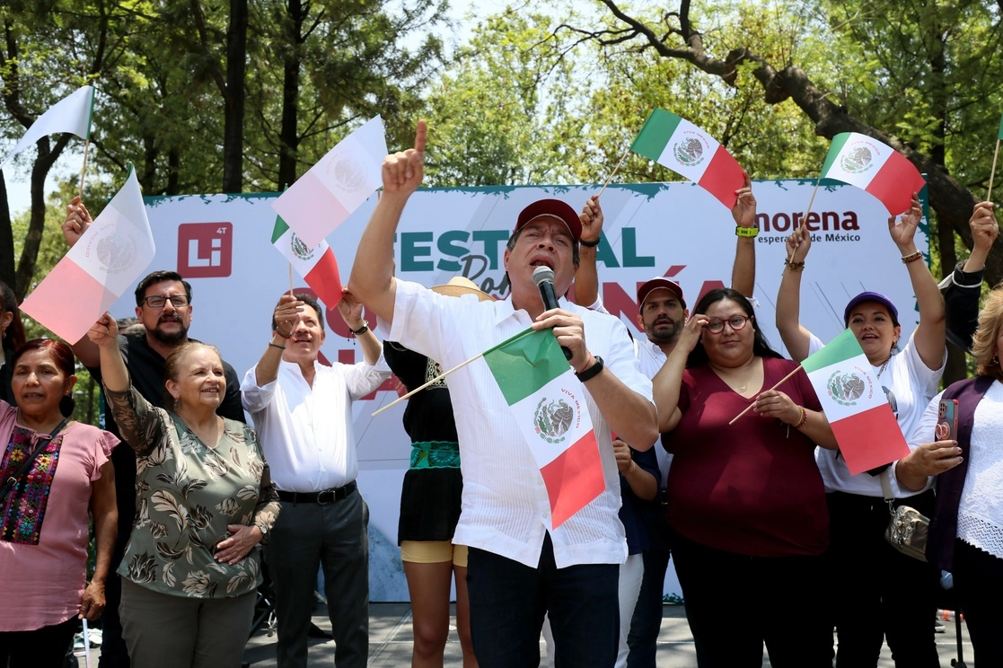 El dirigente nacional de Morena, Mario Delgado. Foto Roberto García Ortiz / Archivo