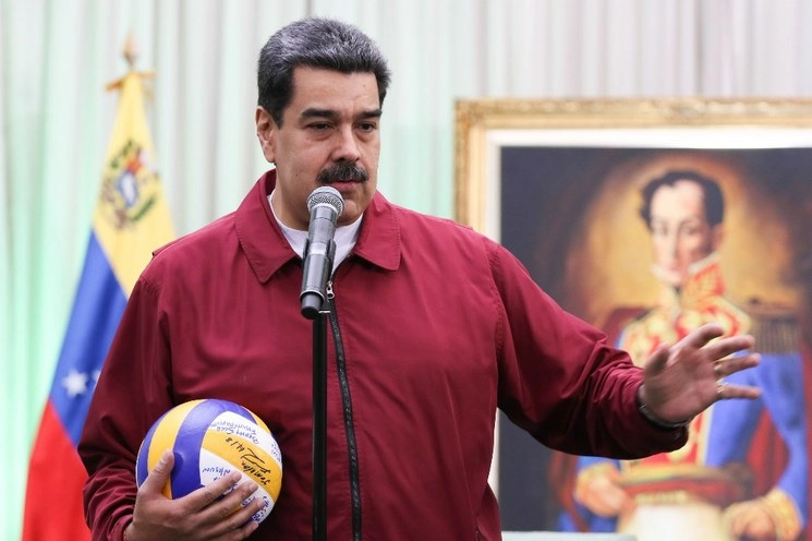 "Es un hombre (...) que engaña, que vive de la guerra psicológica (...)", dijo el mandatario venezolano refiriéndose a Pompeo. Foto Afp 