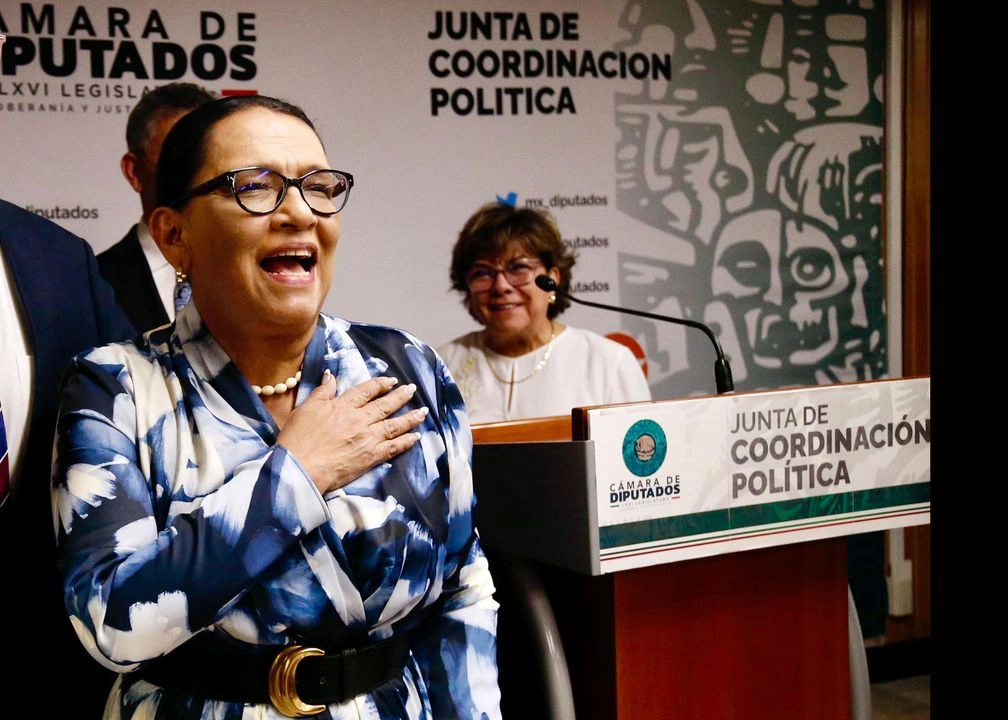 La secretaria de Gobernación, Rosa Icela Rodríguez. 