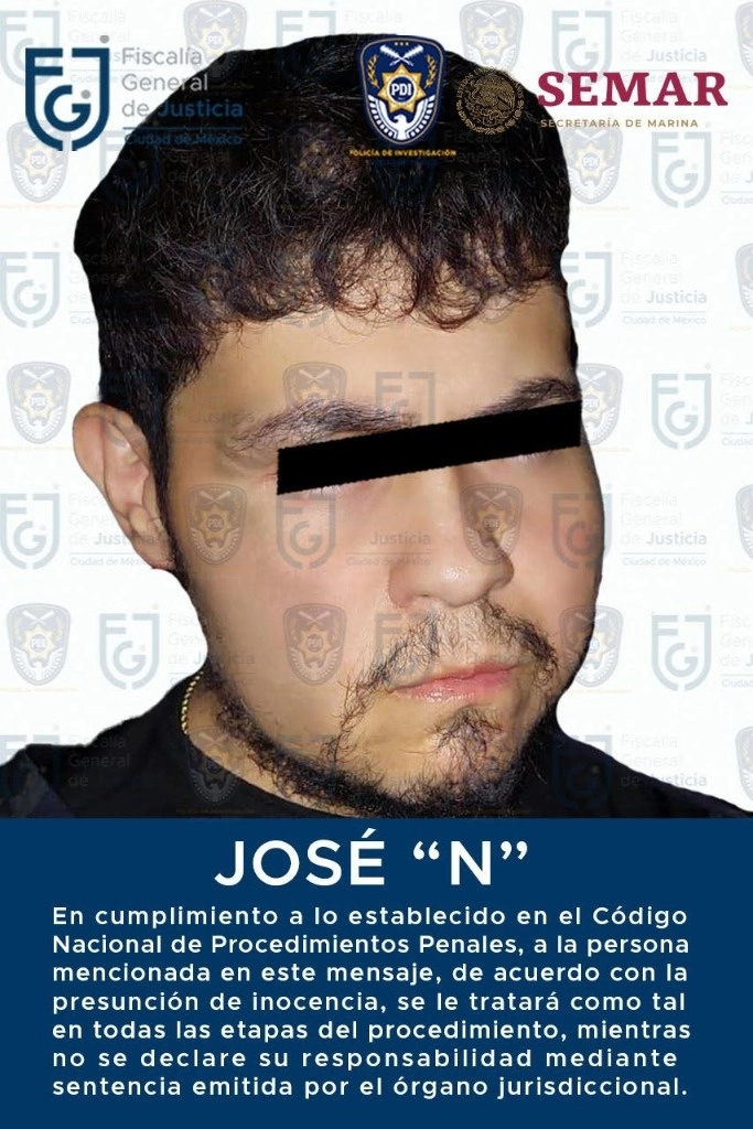 Se trata de uno de los principales operadores de la estructura criminal de “La Unión Tepito”, ligado a ejecuciones, extorsiones y narcomenudeo, quien en sus tres detenciones anteriores salió libre. Foto Fiscalía CDMX