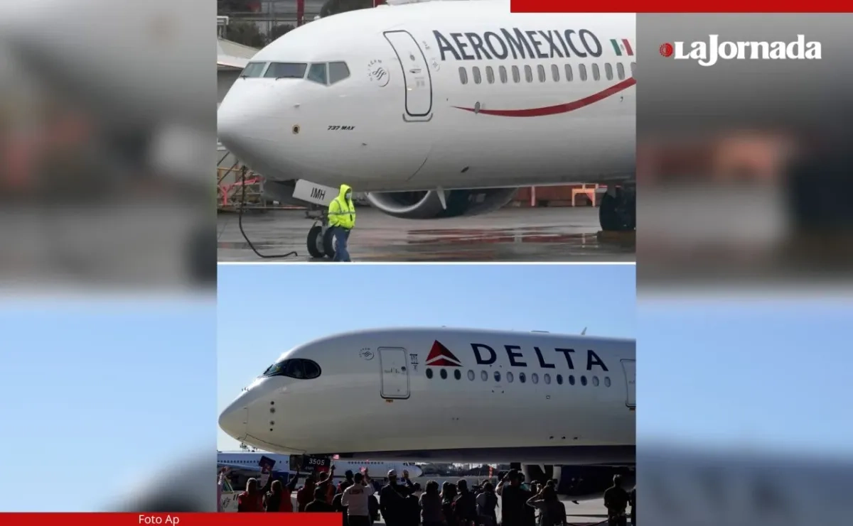 Aeroméxico y Delta Air Lines señalaron que la decisión de terminar su alianza afectará a miles de pasajeros. Foto 