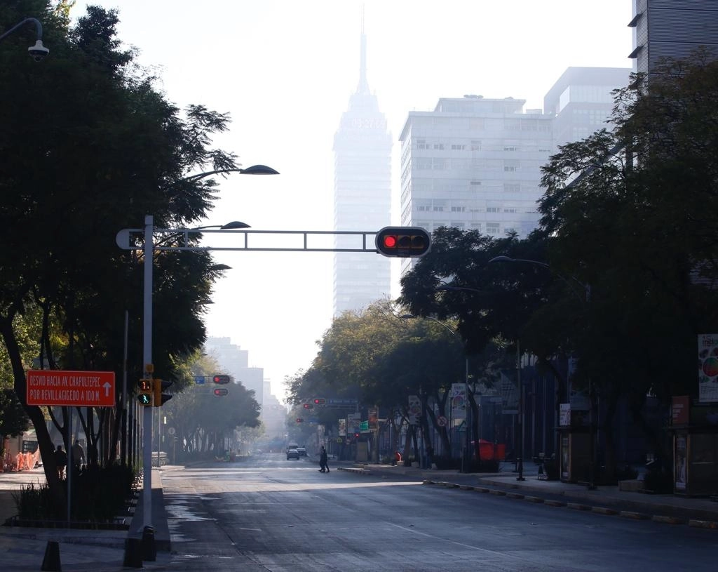 Debido a la mala calidad del aire, la Comisión Ambiental de la Megalópolis activó la Fase 1 de Contingencia Ambiental Regional para la zona sureste. Foto Guillermo Sologuren