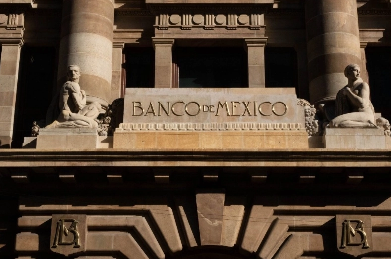 El Banco de México en la Ciudad de México.