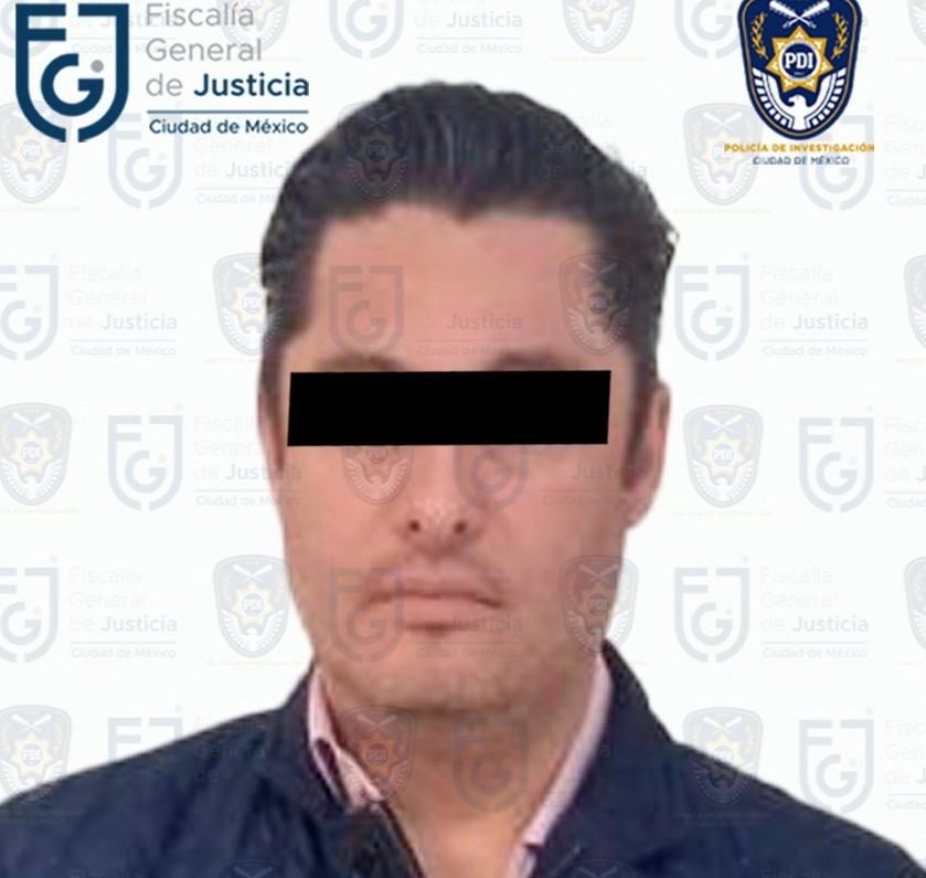 Luis Vizcaíno Carmona permanecerá en prisión como medida cautelar mientras se resuelve su situación legal. Foto FGJCDMX