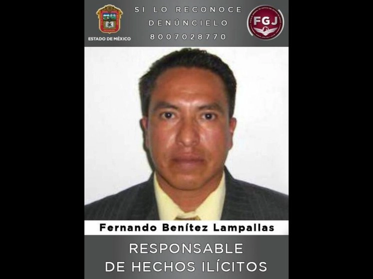 Un juez dictó sentencia condenatoria de 40 años de prisión para Fernando Benítez Lampallas, ex policía de la FGJEM por el delito de extorsión. Foto cortesía de la Fiscalía