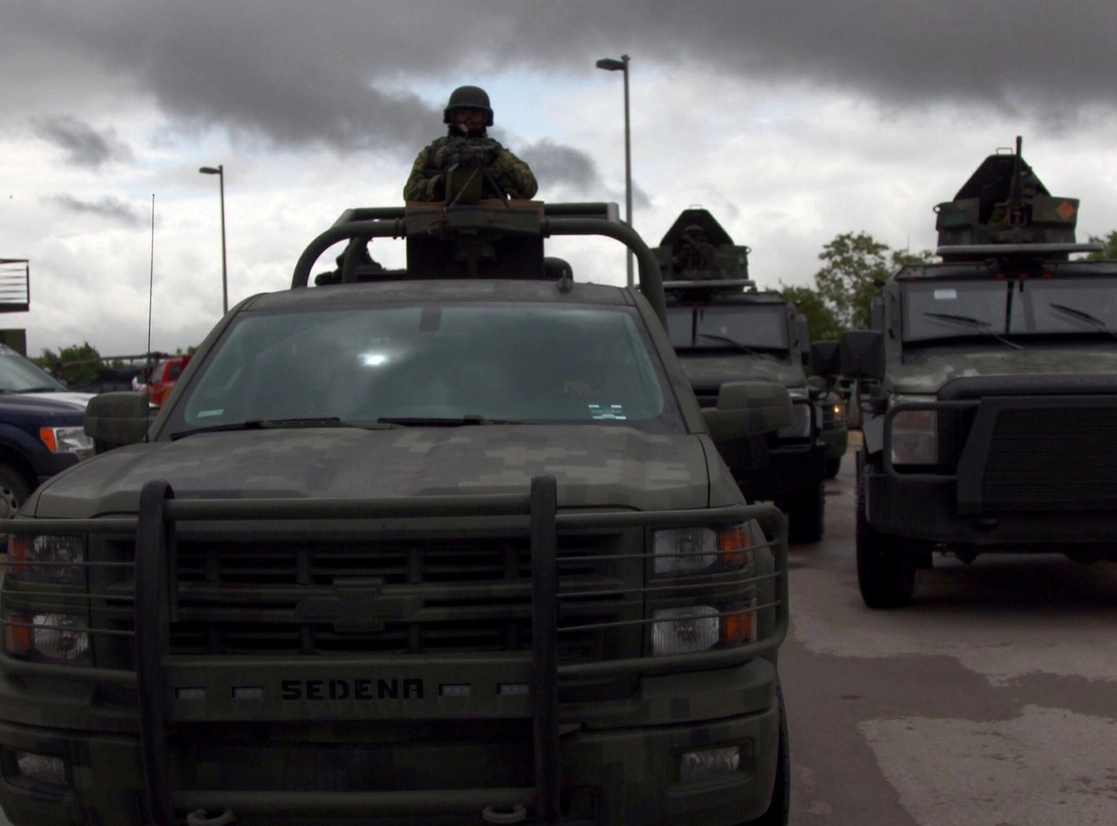 Vigilancia militar en Reynosa. Foto Cuartoscuro / archivo 