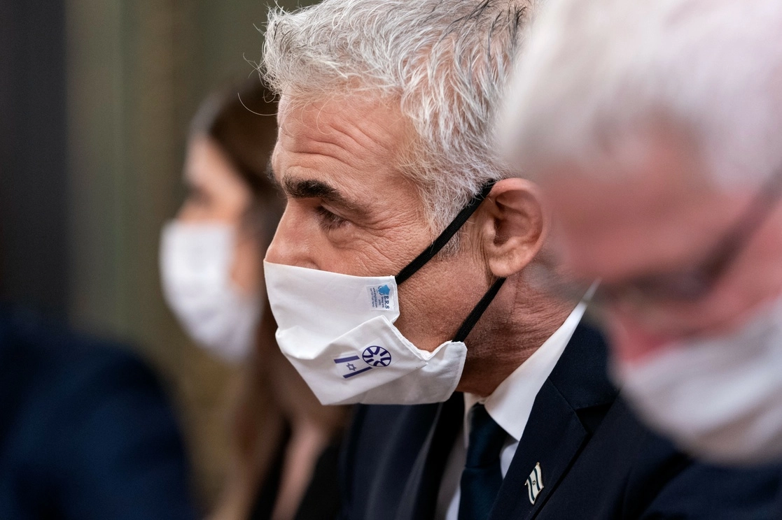 Yair Lapid, ministro de Asuntos Exteriores de Israel, el 12 de octubre de 2021. Foto Ap