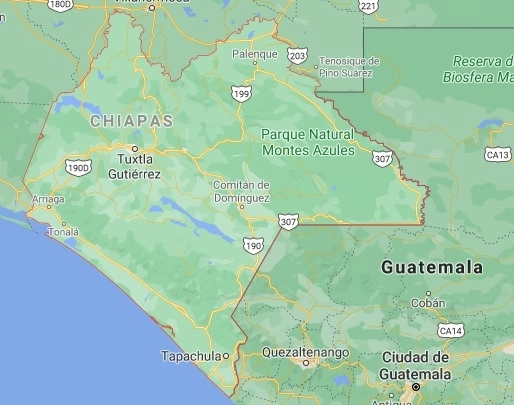 La reuniones para determinar a las autoridades de Oxchuk, Chiapas se suspendieron ante el riesgo de Covid-19. Foto Tomada de Google Maps
