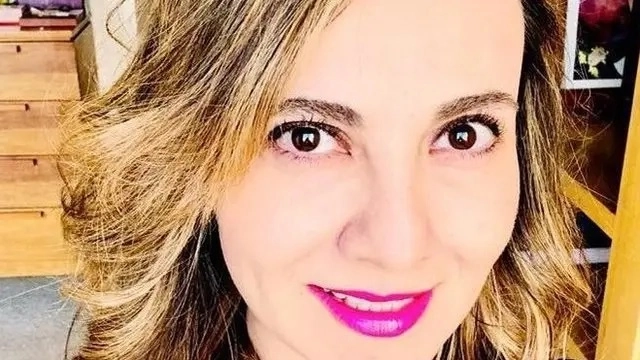 Abril Pérez Sagaón fue esposa de Juan Carlos García, quien fuera directivo de Amazon en México. Foto tomada de su perfil de Facebook