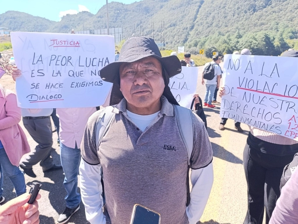Alfonso López Entzín, coordinador suplente de la Coordinadora Regional de los Altos de Chiapas. Foto Elio Henríquez 