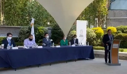 El consorcio encabezado por el conglomerado portugués Mota Engil se adjudicó la licitación internacional para construir el Tramo 1 del Tren Maya, al obtener la mayor puntuación en sus propuestas técnicas y económicas, anunció el Fonatur. Foto tomada del Twitter de @TrenMayaMX