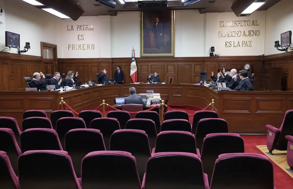 Sesión de trabajo de la Suprema Corte de Justicia de la Nación, el 25 de junio de 2025. Foto 