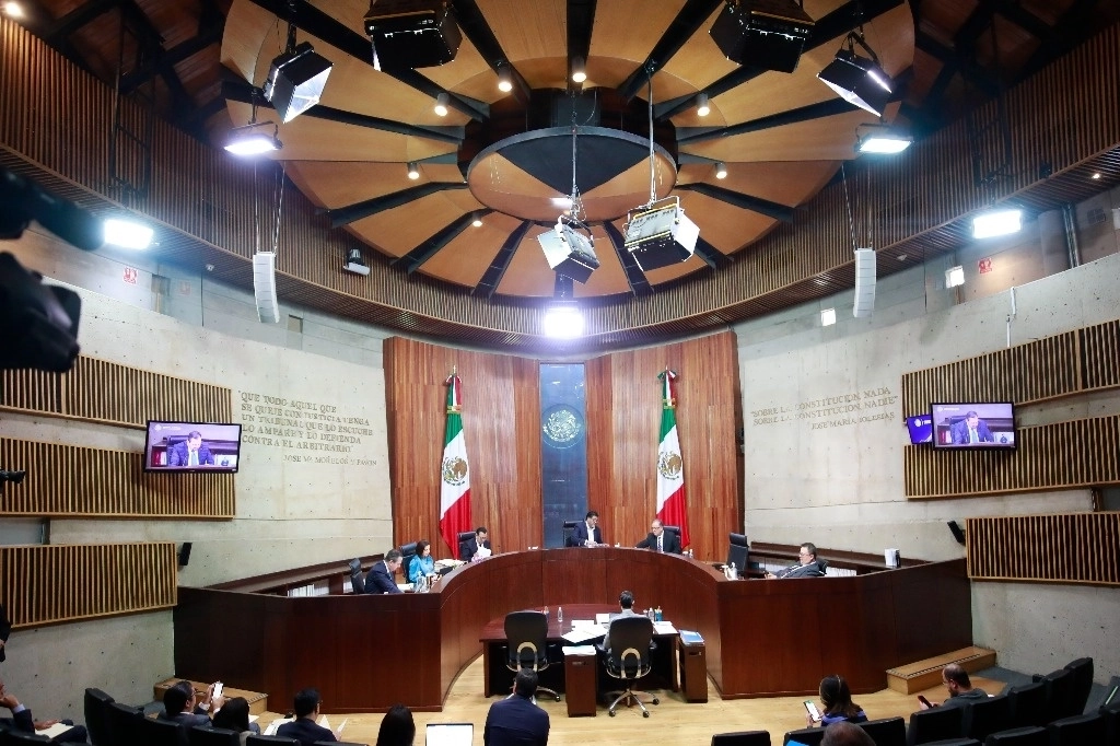Sala de sesiones del TEPJF en imagen de archivo. Foto Luis Castillo
