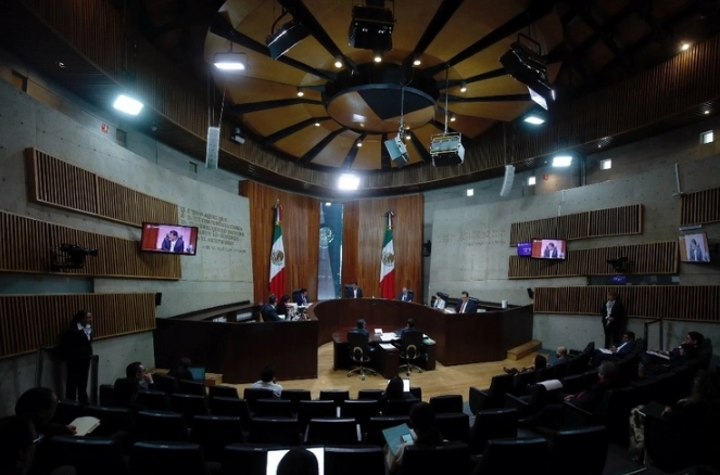Sesión de la Sala Superior del TEPJF en imagen de archivo. Foto Cristina Rodríguez