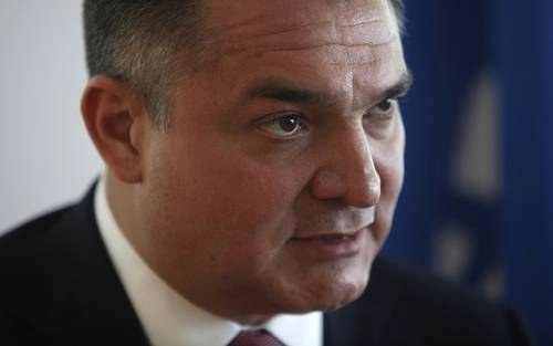 Genaro García Luna, ex secretario de Seguridad, está acusado de asociación delictiva para el tráfico de cocaína y de falso testimonio. Foto Ap