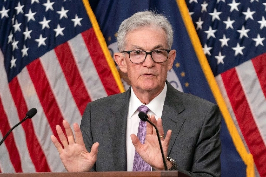 El presidente de la Fed, Jerome Powell, durante una conferencia en Washington, el 31 de julio de 2024. Foto 