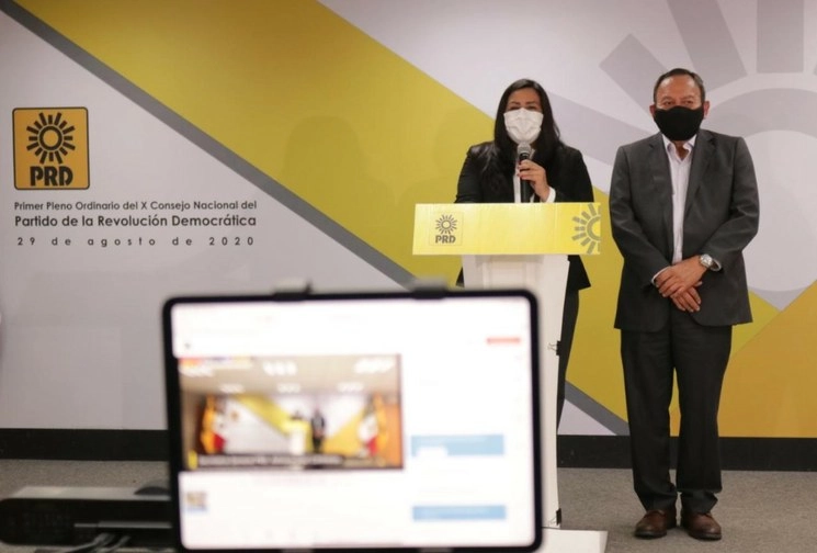 El PRD acordó impulsar una estrategia con organizaciones de la sociedad civil y partidos para alcanzar la victoria en los comicios del 2021. Foto tomada de Twitter @AdrianaDiazPRD