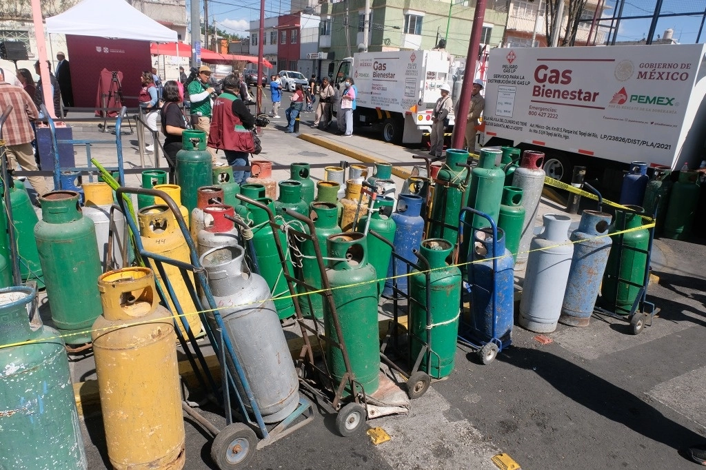 Compra de gas LP en la CDMX. Foto José Antonio López