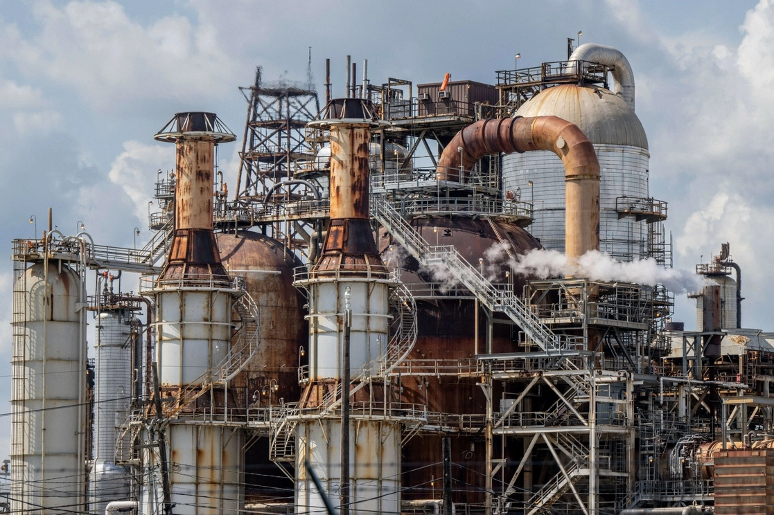 Una refinería en Texas. Foto Afp