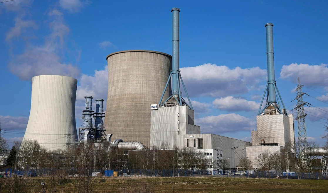 Planta de gas natural en Alemania. Foto Ap