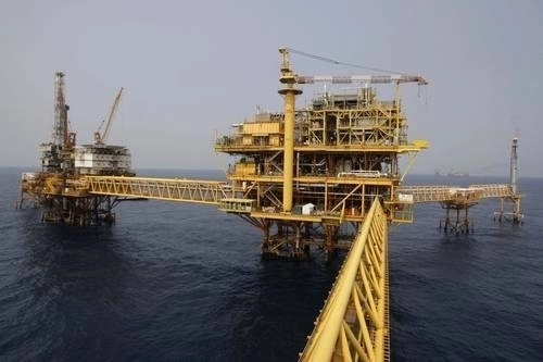 Plataforma KU-S, de Pemex en Campeche. Foto Reuters/ archivo
