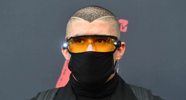 Bad Bunny (en la imagen), Ozuna, Daddy Yankee, J Balvin, Karol G, Christian Nodal, Banda MS, Rosalía, Luis Fonsi y Romeo Santos son algunos de los finalistas a los premios. Foto Afp / Archivo