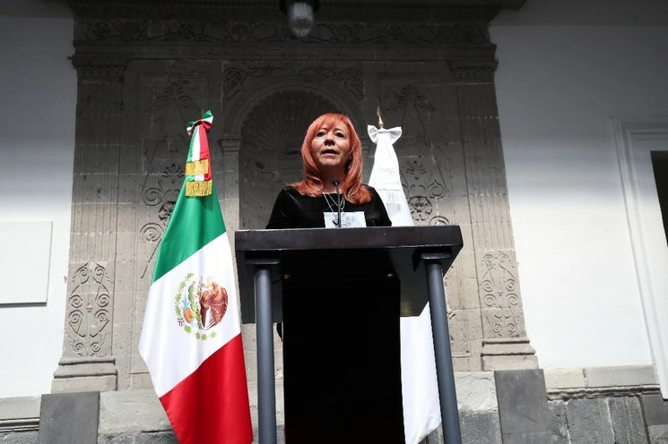 La presidenta de la CNDH, Rosario Piedra Ibarra en imagen de archivo. Foto Luis Castillo 