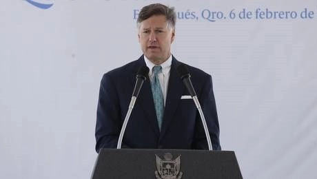 Christopher Landau, embajador de Estados Unidos en México, el 6 de febrero pasado. Foto Luis Castillo / Archivo 