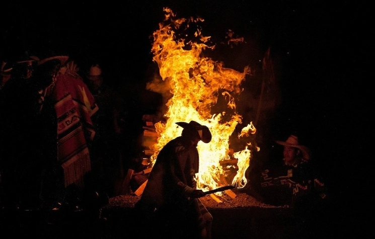 En Capácuaro, Michoacán se llevará a cabo la ceremonia del Fuego Nuevo. Foto ‘La Jornada’