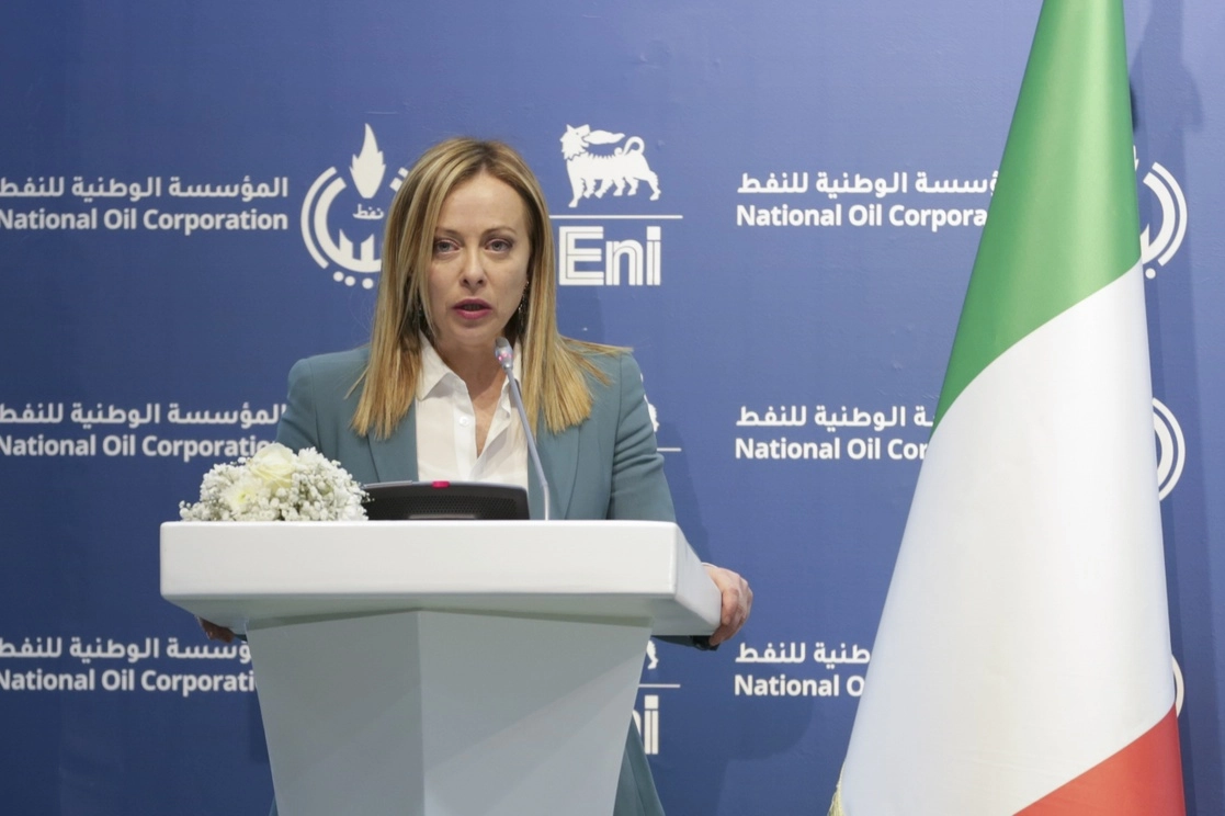 La primera ministra italiana, Giorgia Meloni. Foto Afp