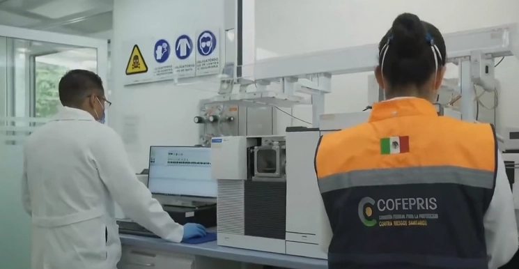 El diseño y puesta en marcha de la plataforma estuvo a cargo de expertos de la Escuela Superior de Ingeniería Mecánica y Eléctrica Culhuacán del IPN. Imagen tomada de un video difundido a través de Twitetr @COFEPRIS / Archivo