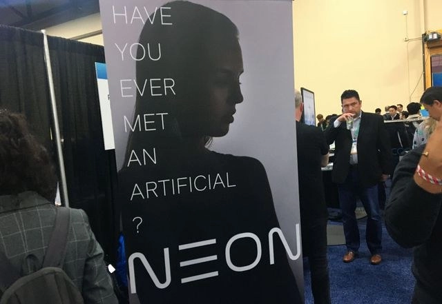 Samsung presentó el martes sus nuevos "humanos virtuales", que, según la compañía, pueden conversar y sentir emociones como si fueran una persona real. Foto Afp 
