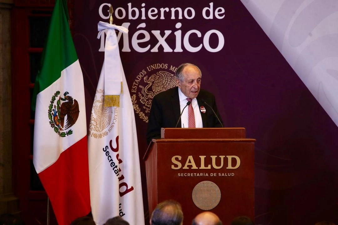 David Kershenobich Stalnikowitz, titular de Salud, durante el evento de presentación de los Pronam, el 3 de abril de 2025.
