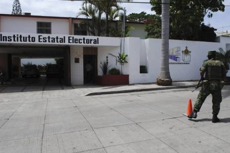 Sede del Instituto Estatal Electoral de Nayarit (IEEN). Foto  La Jornada 