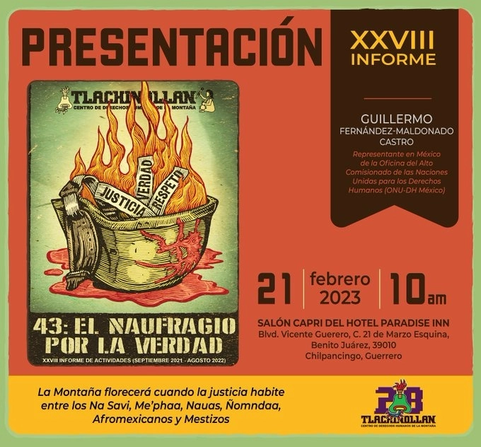 Invitación al informe.