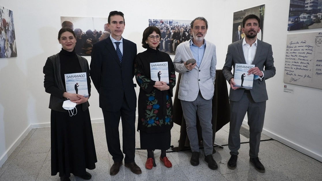 Presentación del libro 'Saramago. Sus nombres.' y la exposición 'José Saramago: un diálogo con América Latina' en la Casa de América de Madrid. Foto Europa Press