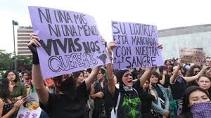 Mujeres durante una protesta en imagen de archivo. Foto Luis Castillo