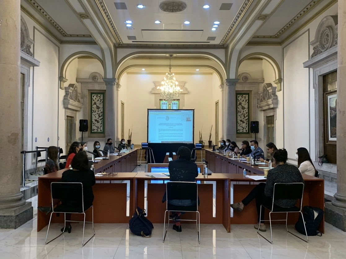La reunión –en acuerdo con las partes– establece una agenda de trabajo para que lo más pronto posible el diseño y la construcción del Mecanismo se concluya. Imagen tomada del Twitter de @CONAVIM_MX / Archivo