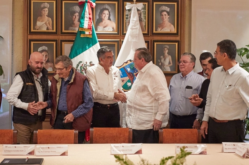 Presentación del proyecto para la construcción del "Dique El Moralillo" en Tamaulipas. Foto Francisco Cuellar