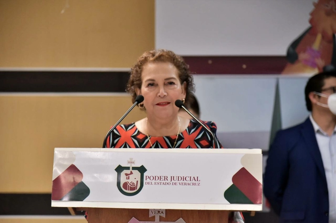 Isabel Romero Cruz, presidenta del TSJ de Veracruz, se ha negado a atender bien a la familia de Pilar Argüello. Foto  @_IsabelRomeroC